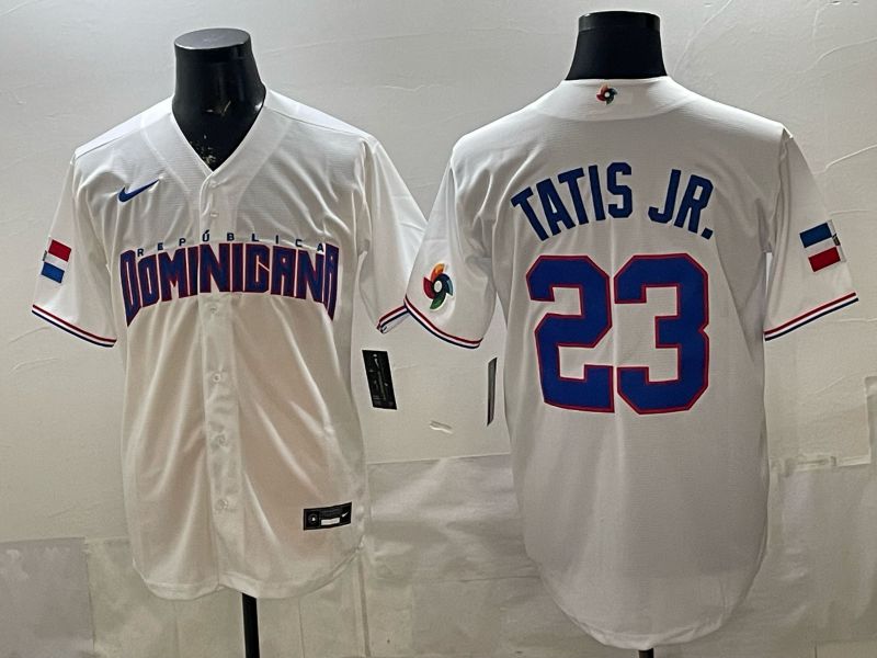 Men 2026 World Cub #23 Tatis jrWhite Nike MLB Jersey style 05->more jerseys->MLB Jersey